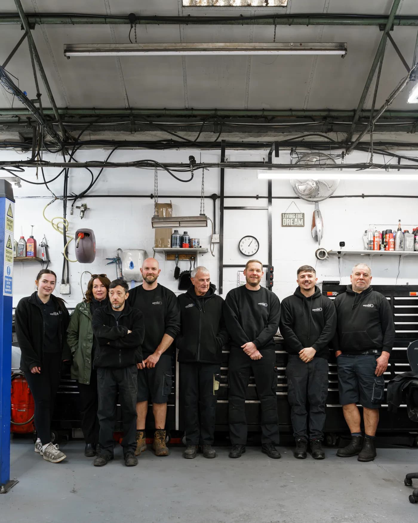 The Alan Watkins team in their workshop